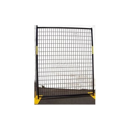 Jewett Cameron Companies Welded Wire Black Powder Coat Fence - 5'Wx6'H 4 Panel Kit RF0505-WWP